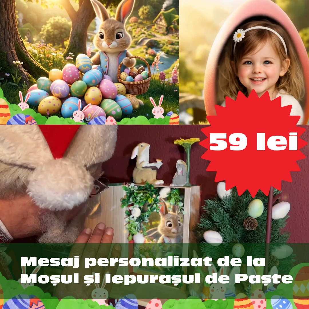 mesaj de la iepurasul de paste